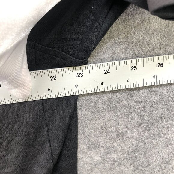 Adidas Golf Polo Shirt Mens L Black Active 360 Short Sleeve Moisture Wicking - Picture 8 of 9